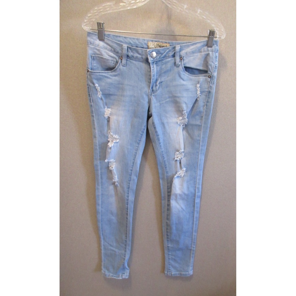Hybrid Thrashed Skinny Jeans Size 7